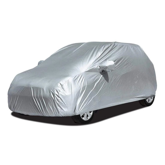 Silver Car Body Cover For Skoda